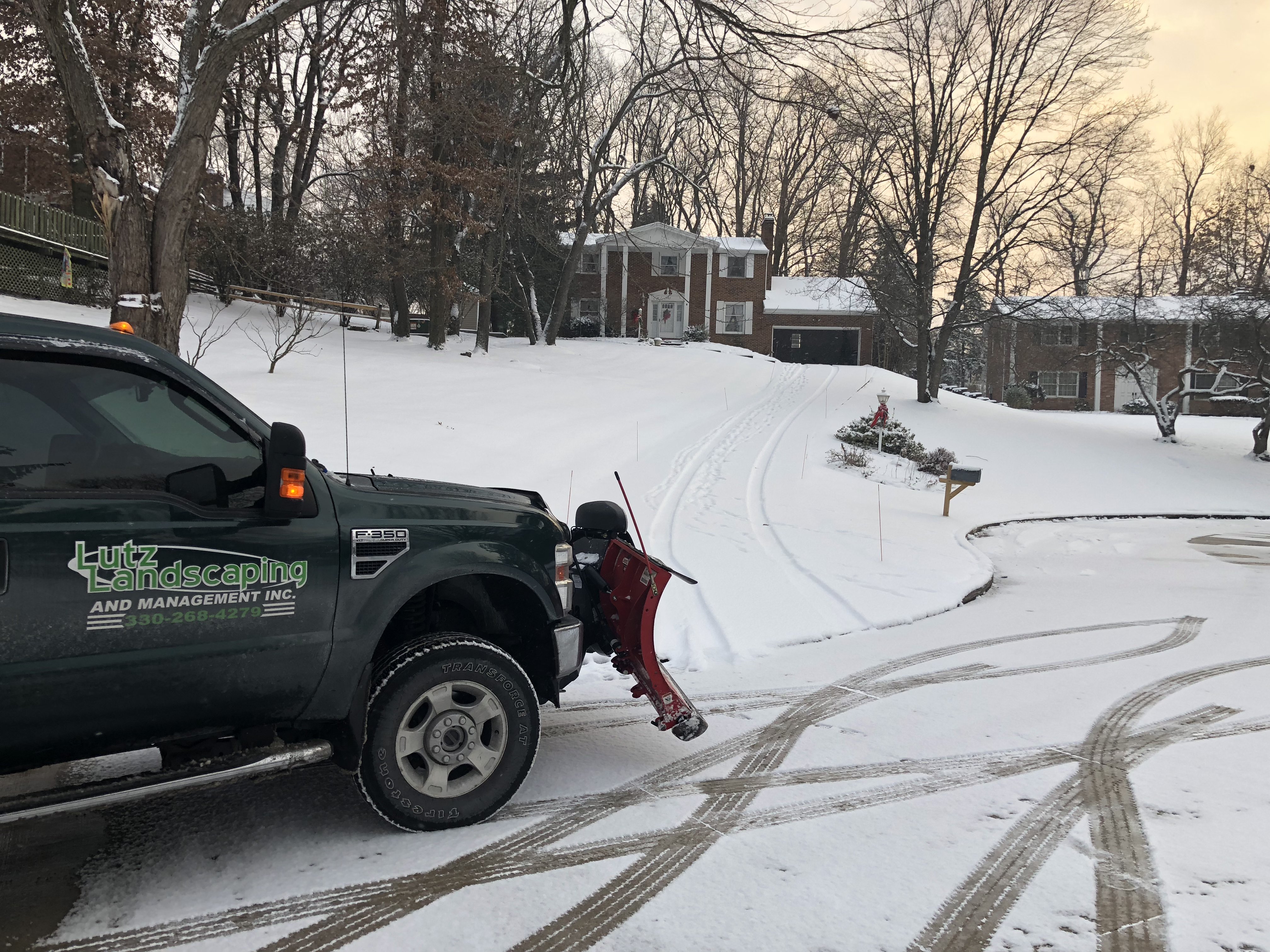 Sidewalk snow clearing