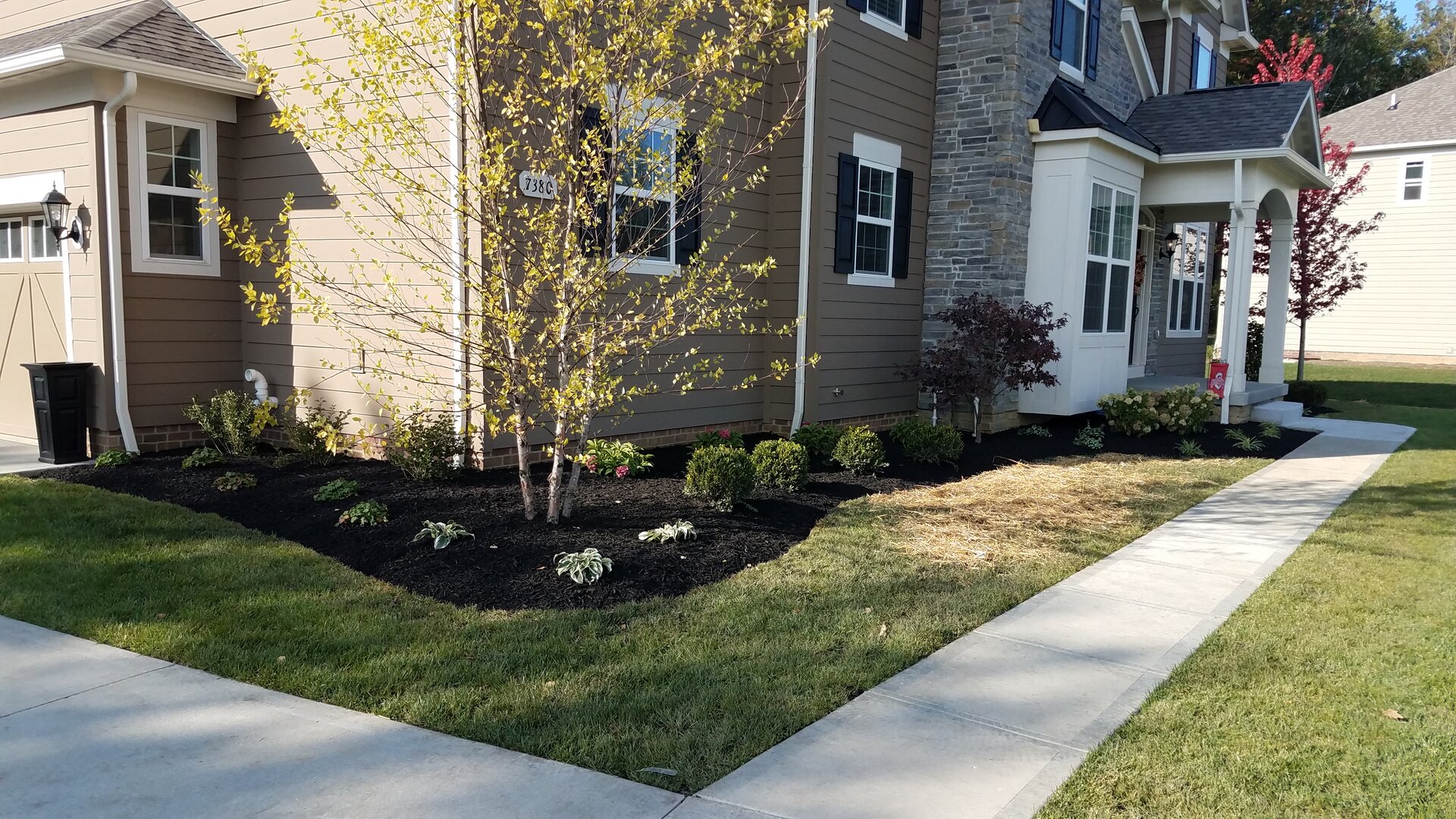 Fresh Mulch Installation