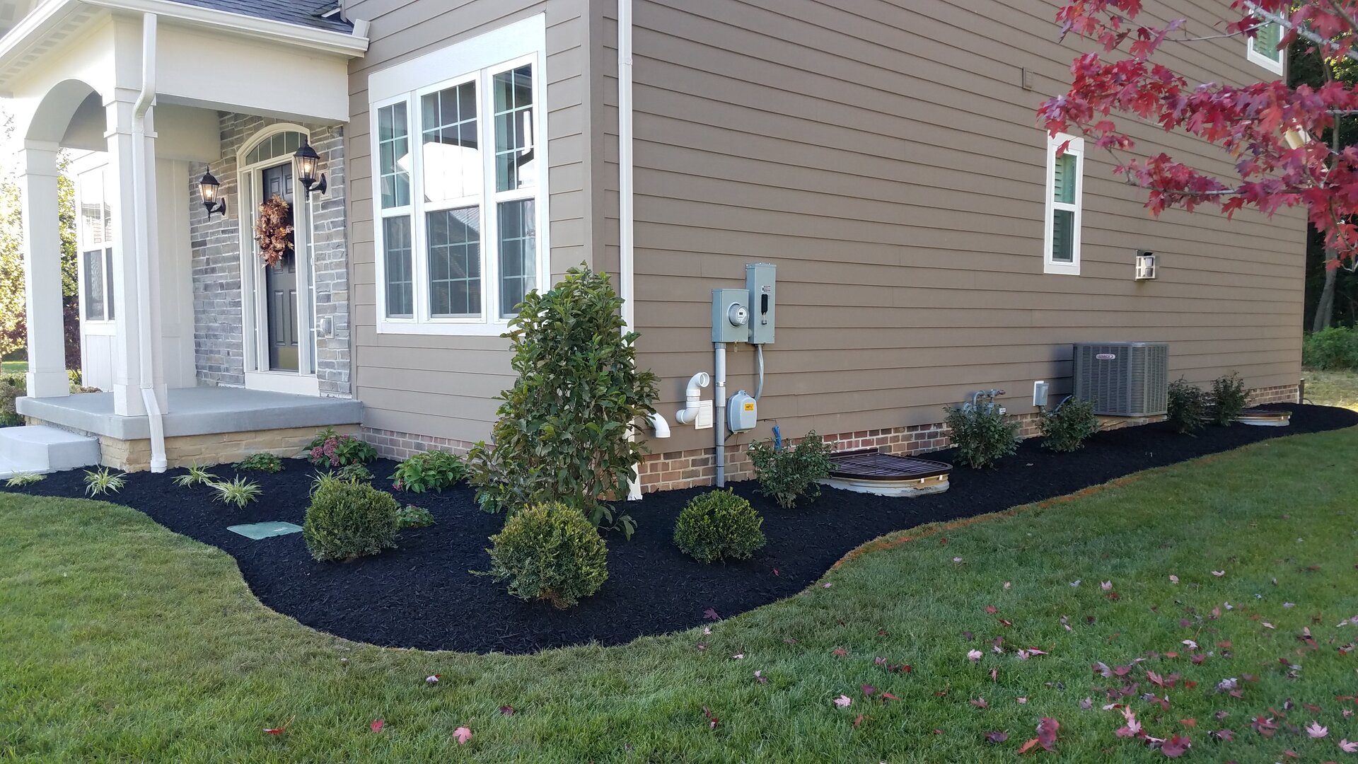Mulched Garden Area